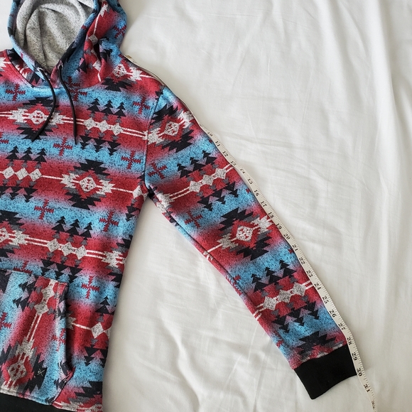 Buckle Departwest Hoodie, Medium, Red and Blue - Picture 9 of 9